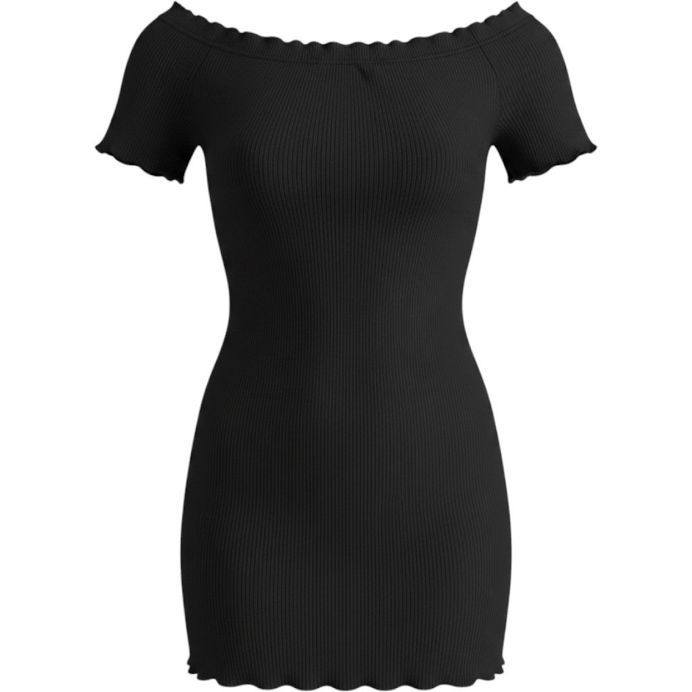 Black Off-Shoulder Dress